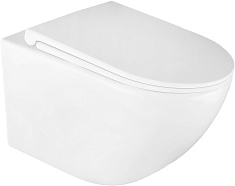 Azario Унитаз подвесной Bonelle AZ-2801E безободковый белый