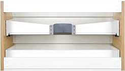 Vivon Тумба с раковиной Atwood 80 подвесная дерево – фотография-8