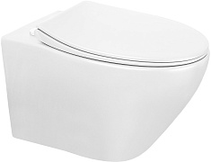 Azario Унитаз подвесной Keras white AZ-99046W безободковый белый