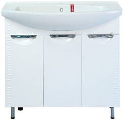 Misty Мебель для ванной Престиж 105 белый – фотография-2