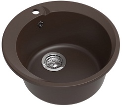 Ewigstein Мойка кухонная Rund 45 шоколад – фотография-1
