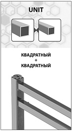 Lemark Полотенцесушитель электрический Unit П10 500x900 R хром – фотография-3