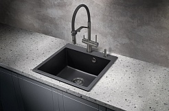 Milacio Смеситель для кухни Ultra MCU.557.GM вороненая сталь – фотография-4