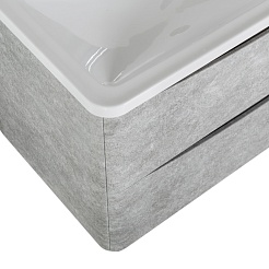 BelBagno Тумба с раковиной Acqua 90 подвесная Cemento Verona Grigio – фотография-6