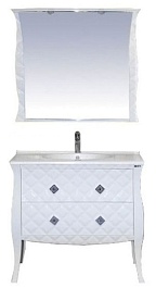 Misty Тумба с раковиной Charme 100 белая – фотография-2