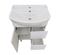 Misty Тумба с раковиной Амур 70, 2 ящика – фотография-7