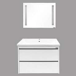 Comforty Мебель для ванной Дублин 90 подвесная белая – фотография-2