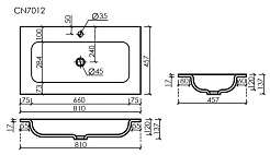 Sancos Мебель для ванной Marmi 1.0 80 дуб галифакс натуральный чёрная раковина – фотография-6