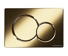 Ceramicanova Кнопка смыва Balance Circle CN12-003BG брашированное золото