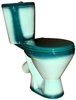 Rosa Унитаз-компакт "Элегант" зелёный