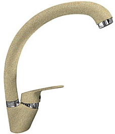 Granfest Смеситель для кухни Quarz GF-Z3323 бежевый – фотография-1