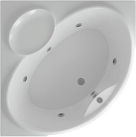 Aquatek Акриловая ванна Эпсилон 150х150 с гидромассажем