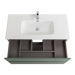 BelBagno Тумба под раковину Kraft 100 подвесная Еловый матовый – фотография-8