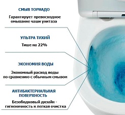 Ceruttispa Унитаз-компакт Manlio Tornado CT10618 – фотография-4