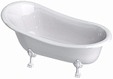 Astra-Form Ванна РОКСБУРГ, литой мрамор, белые ножки