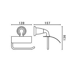 Art&Max Держатель туалетной бумаги Bianchi AM-3683AW-Do – фотография-2
