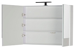 Aquanet Зеркальный шкаф "Нота 90" камерино белый – фотография-5