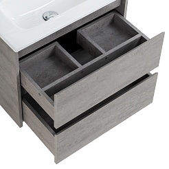 BelBagno Тумба с раковиной Kraft 39 70 подвесная Cemento Grigio – фотография-8