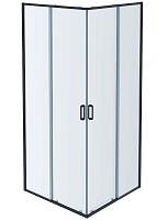 Aquatek Душевой уголок Ария 100x100 AQ ARI KV 10020GM профиль оружейная сталь, стекло прозрачное