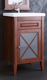 Opadiris Тумба с раковиной Палермо 50 R орех – фотография-1