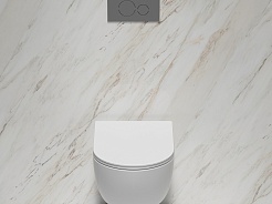 Ceramicanova Подвесной унитаз Modena Rimless CN6063 белый – фотография-11