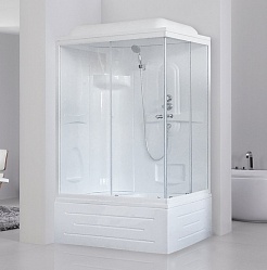 Royal Bath Душевая кабина 100/80 BP RB8100BP1-T-L с высоким поддоном – фотография-2