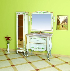 Misty Зеркало Анжелика 100 бежевое с узором – фотография-3