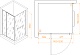 RGW Душевой уголок Passage PA-078-1B (PA-008B + Z-060-2B) 110x100 профиль черный стекло прозрачное – картинка-6