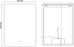 Grossman Зеркало Elegans-норма Black 60x80 – фотография-4