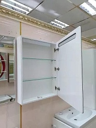 Misty Зеркальный шкаф Ирис 60 R с подсветкой – фотография-5