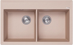 Florentina Мойка кухонная Тоскана 820 песочная – фотография-1