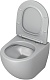 Grossman Унитаз подвесной Color GR-4455GLMS светло-серый матовый – картинка-13