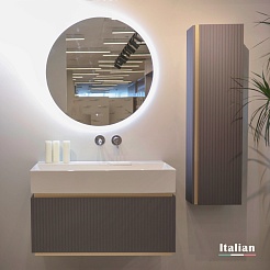 Jorno Шкаф пенал Filoro 33/120 антрацит Fil.04.120/P/A/JR – фотография-3