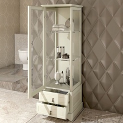 Opadiris Шкаф-пенал для ванной Клио 40 L слоновая кость – фотография-3