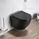 Ceruttispa Унитаз подвесной Ticino Aria MB CT8918 черный матовый – картинка-20