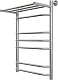 Aringa Полотенцесушитель водяной Лана 80x50 AR03027CH с полкой хром – фотография-7