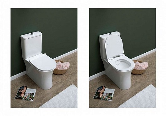 Aquanet Чаша унитаза Rimless Roll-C CL-12249B – картинка-3