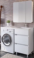 Stella Polare Мебель для ванной Корделия 120 R под стиральную машину белая