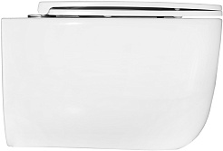 Azario Унитаз подвесной Flavia AZ-0076-UQ1 безободковый белый – фотография-3