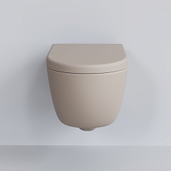 Ambassador Сиденье для унитаза Abner бежевое матовое – фотография-3