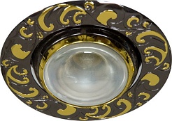 Feron Встраиваемый светильник 2005DL черный металлик-золото – фотография-1