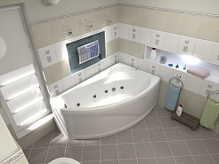 Bas Боковой экран для ванны Николь – фотография-4