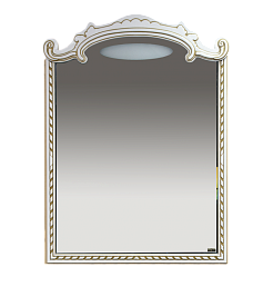 Misty Мебель для ванной Элис 90 белая патина – фотография-6