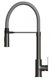 Mixline Смеситель для кухни 35k MLSS-0402BL чёрный графит – фотография-3