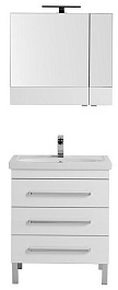 Aquanet Мебель для ванной "Сиена 70" белая напольная (196502) – фотография-6