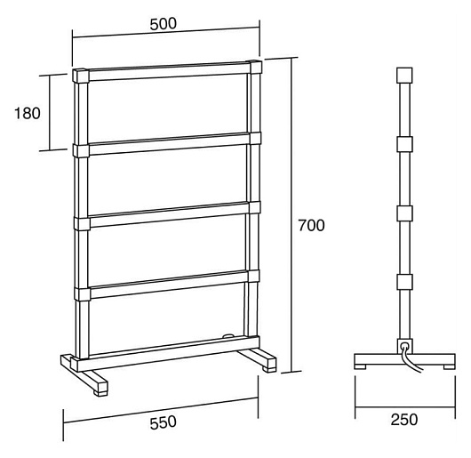 Margaroli Полотенцесушитель Panorama 855 – картинка-3
