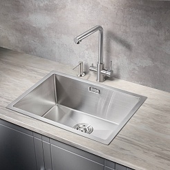 Milacio Мойка кухонная Denia 58 Steel нержавеющая сталь – фотография-4