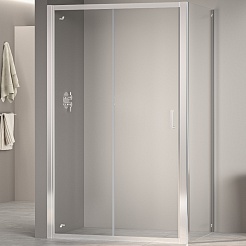 RGW Душевой уголок Passage PA-74 (PA-14 + Z-050-2) 120x80 профиль хром стекло прозрачное – фотография-1