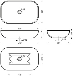 Brevita Тумба с раковиной Alskar 80 белая – фотография-6