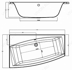 Cersanit Акриловая ванна "Virgo" 150 L – фотография-3